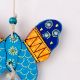 Handmade Wooden Butterfly Wall Hanging for Home Decor - Red-Yellow, Blue-Yellow